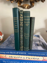 Antique Set of 4 Green Books